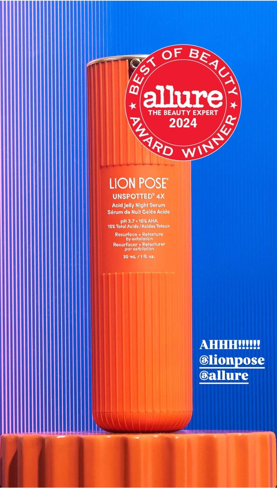 Allure Best of Beauty 2024 Award Winner