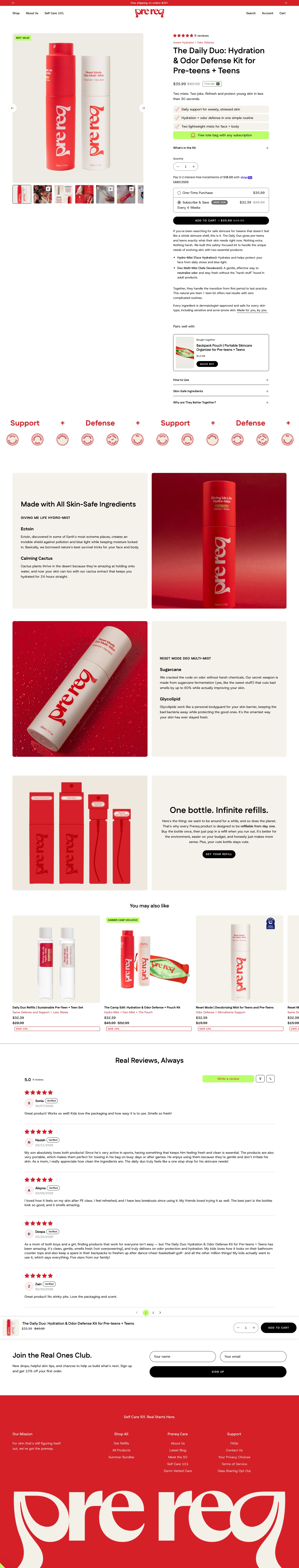 The Daily Duo product page